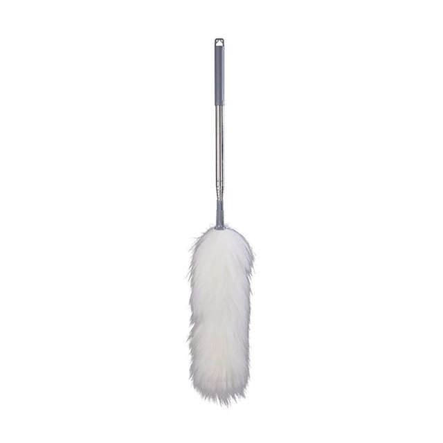 Hearth & Gear Extendable Duster Static Flexible Head Stainless Steel Pole For Cleaning High Ceiling Fan Roof Dusting Grout compatible with Machine Peroxide Spray Carpet Spray Foam Car Upholstery Stain