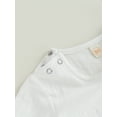 thumbnail image 4 of Kmbangi Baby 2Piece Outfits Short Sleeve Newborn Shirt + Elastic Shorts Set Summer Clothes, 4 of 9
