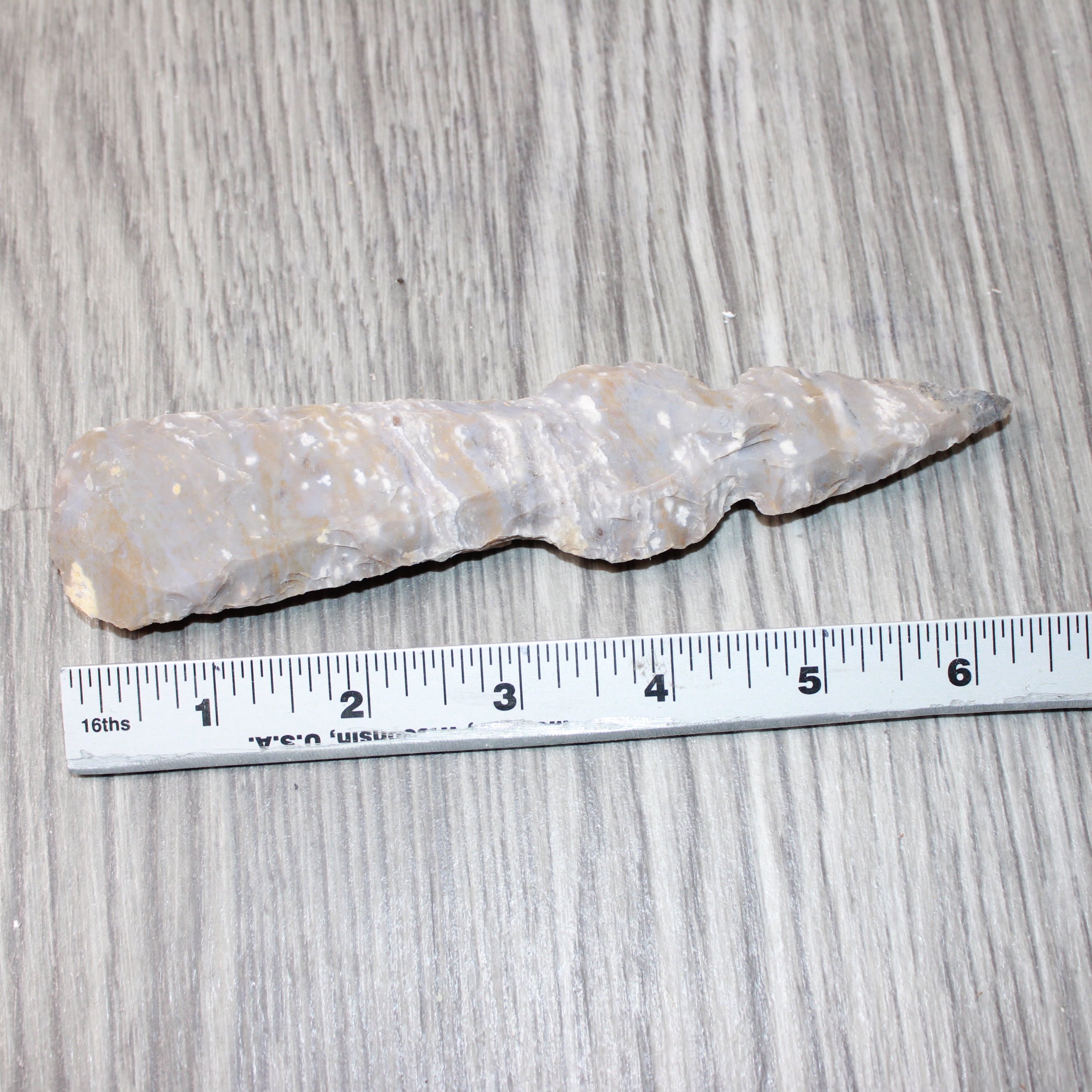 1 Stone Ornamental Tomahawk Head #0364       Agate Jasper Ax Axe Hatchet