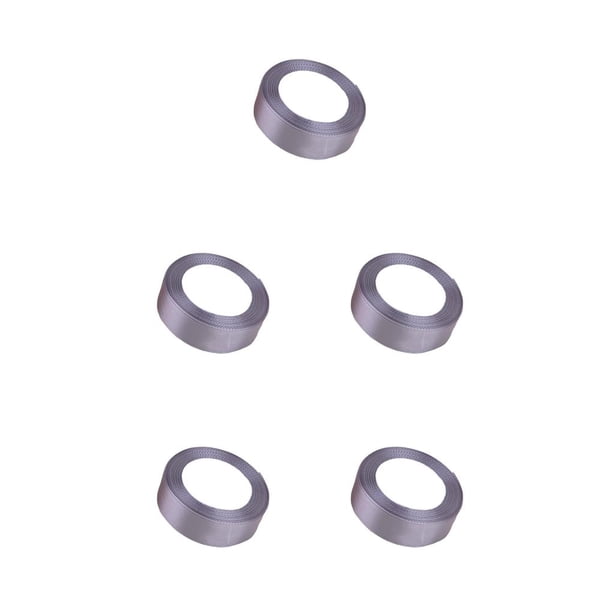 Toystoory Cinta de papel de regalo Accesorios para manualidades DIY Cintas de poliéster Plata 59 Type2 NO2
