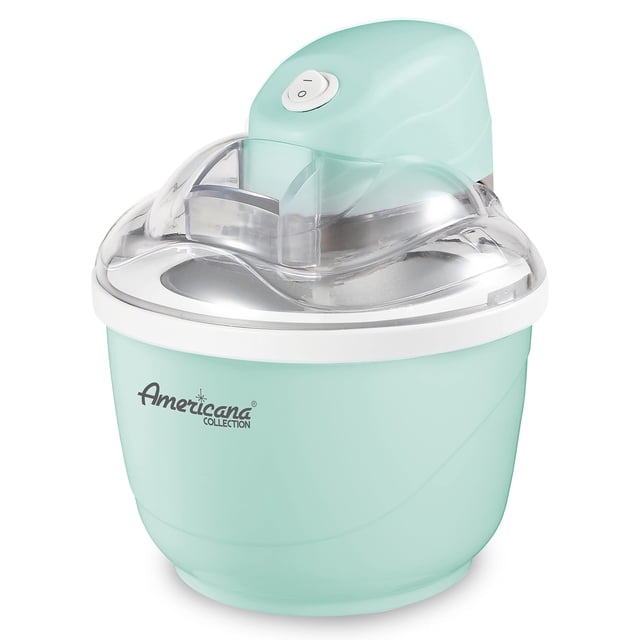 Americana 1 Cuarto. Máquina para Hacer Helados Eléctrica con Tazón de Congelación Rápida