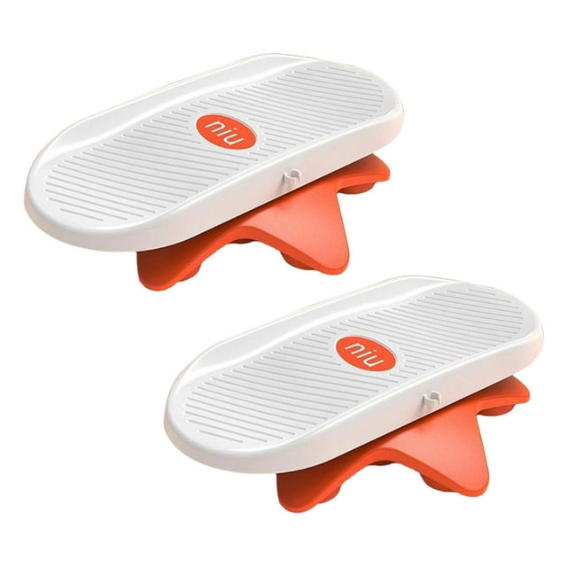 Almencla Waist Twisting Disc Abdominal Trainer Sturdy Multipurpose for Indoor Fitness Orange