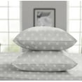 thumbnail image 3 of Threadmill Cotton Full Size Sheet Set | 100% Cotton Sheets for Full Size Bed | Damask Jacquard Full Bed Sheets Set with 16” Deep Pocket | Soft Sateen Weave 4-Piece Cooling Bedding Set | Light Grey, 3 of 9