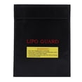 thumbnail image 1 of Bolsa ignífuga Li po Batería de seguridad Bolsa portátil de dos tamaños Saco de carga (Negro S), 1 of 10