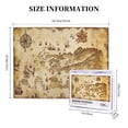 thumbnail image 5 of 500 PCS Fantasy World Vintage Map - 500 Piece Whimsical Jigsaw Puzzles,Stunningly Vibrant Colors,Depict A Fantastic Map Featuring Unique And Retro Illustrations,Vintage Style Wooden Puzzle, 5 of 6