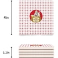thumbnail image 3 of FMSHPON Merry Christmas Santa Claus Set of 4 Coaster for Drinks, Absorbent Ceramic Stone Coasters Cup Mat with Cork Base for Home Kitchen Room Coffee Table Bar Decor, 3 of 4