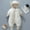 White, variant on Baby Snowsuit Bear Ear Baby Romper Baby Warm Outfits Girl Boy Clothes 1-3 Months
