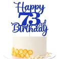 thumbnail image 1 of Cake Topper Kaoenla Feliz 73.º Cumpleaños con Brillo, 1 of 8