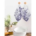 thumbnail image 2 of Purple Eucalyptus Leaves Kitchen Dish Towels for Drying Dishes Set of 2, Watercolor Spring Summer Botanical Waffle Weave Microfiber Hand Tea Bathroom Towels Quick Dry & Absorbent Towel 12x12, 2 of 7
