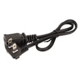 thumbnail image 2 of NEMA 5 15P Male to NEMA 5 15R Female Power Cord 1.6 Feet Heavy Duty Power Extension Cord for Electronics US Plug 125V, 2 of 5