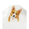 thumbnail image 6 of Pet Portrait White Porcelain Square Plate - I Love Corgis, 6 of 7