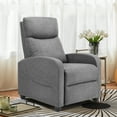 thumbnail image 2 of Aukfa Massage Recliner Chair, Home Theater Seating, PU Leather, Gray, 2 of 8
