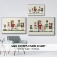 thumbnail image 5 of Llama Family Winter Sports - Framed Gallery Wrapped Holiday Canvas - 27 x 41 - White Frame, 5 of 9