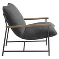 thumbnail image 6 of Raya Sling Lounge Chair in Charcoal, 6 of 9