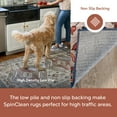 thumbnail image 3 of nuLOOM Carolyn SpinClean Machine Washable Tribal Motif Area Rug, 6', Round, Carolyn Rust, 3 of 12
