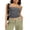 Grey, variant on WIFORNT Women Tube Top, Strapless Backless Solid Slim Fit Summer Ladies Vest for Club Party