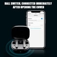 thumbnail image 4 of Auriculares Bluetooth Estéreo Compactos Grises con Estuche de Carga Inalámbrica, Verdaderos Inalámbricos TWS, 4 of 7