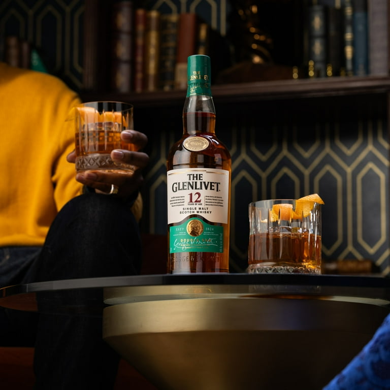 The Glenlivet 12 Year Old Single Malt Scotch Whisky, 750 ml