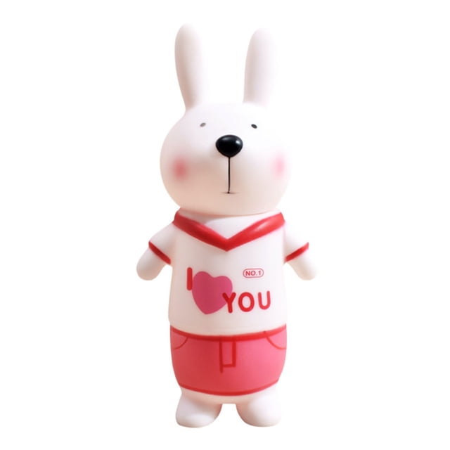 Monedero con texto «I Love You Rabbit» de Piggy Bank para niños