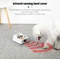 Infrared Sensor Automatic Cat Feeder For Cats And Dogs, With App Control, Non-Slip Elevated Design, Long Battery Life, Indicator For Battery Status, Moisture Protection