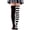 EL91_A, variant on Lumtrix Striped and Solid Thigh High Socks for Women Mismatched Over the Knee Stockings Trendy Halloween Party Socks H One Size