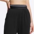 thumbnail image 6 of Women's Gym Workout Joggers Pants Stretchy High Waisted Athletic Yoga Pants Womens Casual Solid Loose Fits Lightweight Breathable Sports Running Sweatpants, 6 of 9