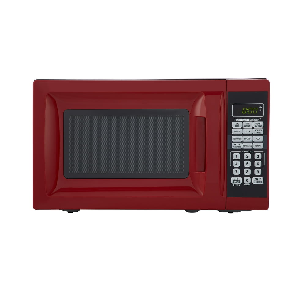 Hamilton Beach 0.7 Cu. Ft. Red Microwave Oven
