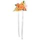 thumbnail image 2 of Flor de muñeca de rosa 3D - Accesorio para dama de honor de boda, simulación realista de seda floral, goma elástica ajustable para ceremonias y eventos especiales, 2 of 3