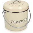 thumbnail image 1 of nipocaioStainless Steel Compost Bin Kitchen Compost Bin Charcoal Filter Included, 1 of 5