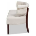 thumbnail image 7 of Jennifer Taylor Home Jared Roll Arm Tufted Polyester Fabric Bench, Sky Neutral Beige, 7 of 7