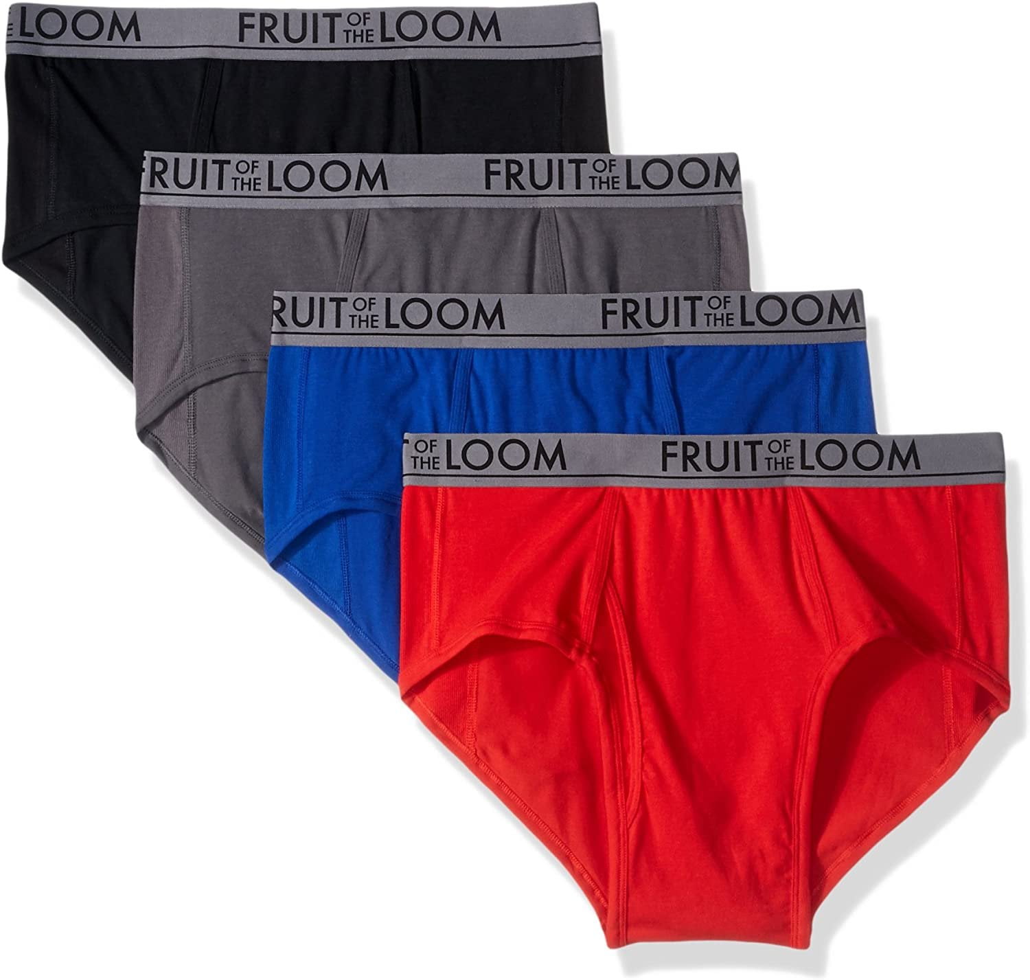 New Fruit Of The Loom Men's Breathable Brief Underwear (Pack Of 4)