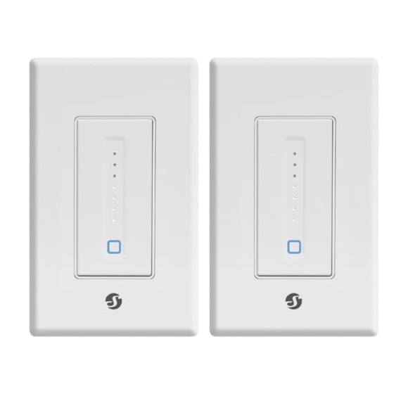 Interruptor inteligente Wi‑Fi Shelly Plus Wall Dimmer, paquete de 2