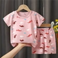 thumbnail image 3 of New Summer Children Short Sleeved Suit Boys Shorts Clothes Girls T-Shirt Set Children Clothing Set Kids Clothes, 3 of 3