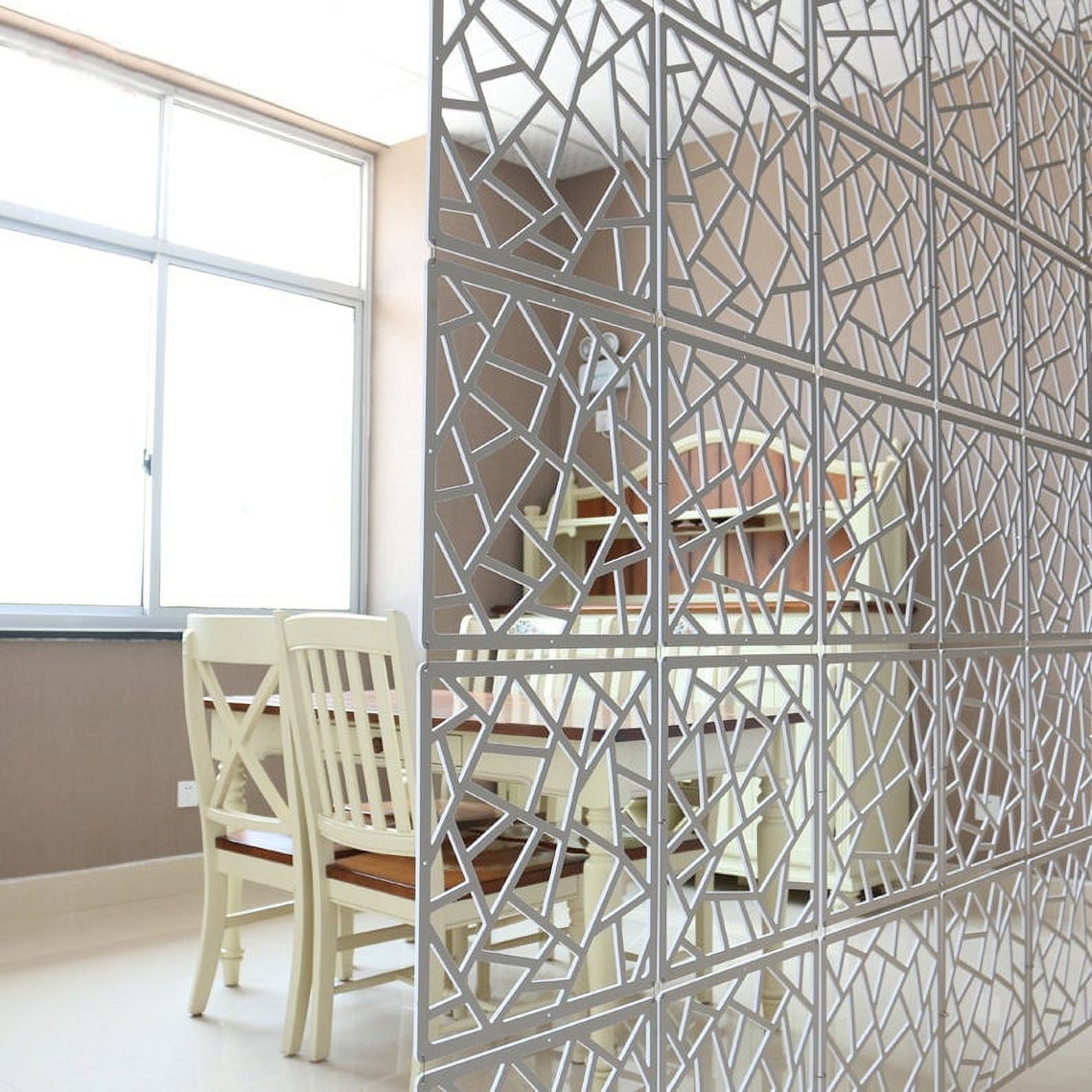 Custom Decorative Screen Divider system for walls, Dividing room, Office,Hanging room divider,Artist desingn,Room partition 11.4x11.4in(H-14) 12pc
