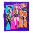 thumbnail image 1 of Cobertor frazada Anime Kpop 127 cm x 152 cm Morado, 1 of 5