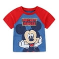 thumbnail image 2 of Disney Mickey Mouse Short Sleeve T-Shirt and French Terry Short Set (Boys), 2 Piece Set, Sizes 2T-6, 2 of 7