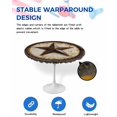 thumbnail image 2 of Vintage Rustic USA Stars Fitted Round Tablecloths Elastic Edged Table Covers 45"-54",Primitive Western Country Waterproof Dining Room Table Cloth for Kitchen Holiday Party Tables Decor, 2 of 6