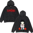 thumbnail image 1 of Sudaderas con capucha de Anime Slam Dunk para hombre, sudaderas con capucha Vintage Sakuragi Hanamichi, camisetas de algodón lavadas, Jersey informal de manga larga, Top con capucha, 1 of 4