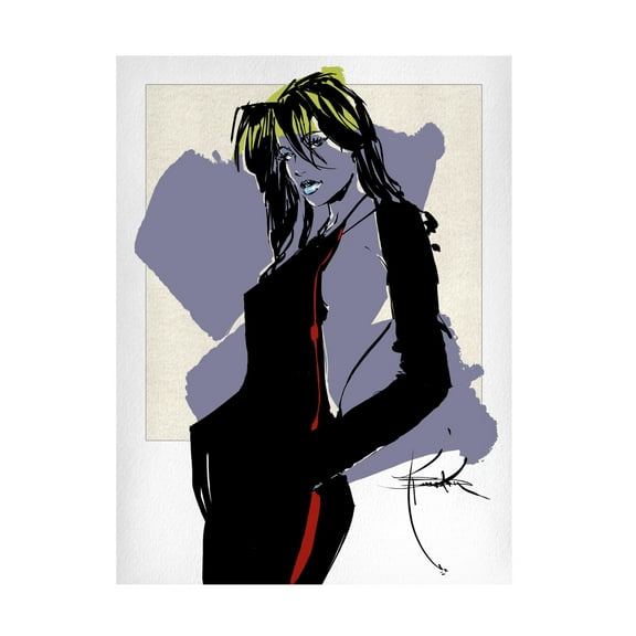 Canvas Wall Art - TMBorenstein 'Just Saying' Wall Art for Living Room, Bedroom, or Office Décor by Trademark Fine Art - 14 x 19 Inches