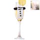 thumbnail image 3 of Juego de 8 copas de vino para boda, decoración para bodas, novias y novios, copas de champán, adornos para fiestas de Año Nuevo, 3 of 9