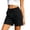 Black, variant on biudgviw Women's Sweat Shorts Elastic Waist Cargo Shorts Summer Casual Drawstring Shorts with Multi Pockets for Daily Wear