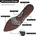 thumbnail image 4 of 8 Pairs High Heel Insoles Breathable Shoe Pads 10.03 Inch Boot Inserts Foot Cushion Comfort Sponge Insert, 4 of 5