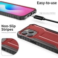 thumbnail image 5 of ExoGuard For iPhone 14 Pro Case, Phone Case with Screen Protector and Kickstand (Red), 5 of 7