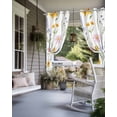 thumbnail image 4 of nqOlkjepod Outdoor Curtains for Patio Waterproof, Botanical Wildflowers Outdoor Privacy Panels Grommet, Spring Pastoral Flowers Blackout Outside Curtains for Porch/Cabana/Pergola 54"x108", 2 Panels, 4 of 8