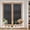 Black, variant on Privacy Window Film, Black Burlap Texture Static Cling Stained Glass Window Film, UV Sun Blocking Heat Control Stickers, Non-Adhesive Laser Windows Tint 23.6"x59" Farmhouse Vintage Black