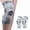Gray, variant on Knee Brace Bone on Bone Support,One Pair with Adjustable Non-Slip Straps (Gray,Small)