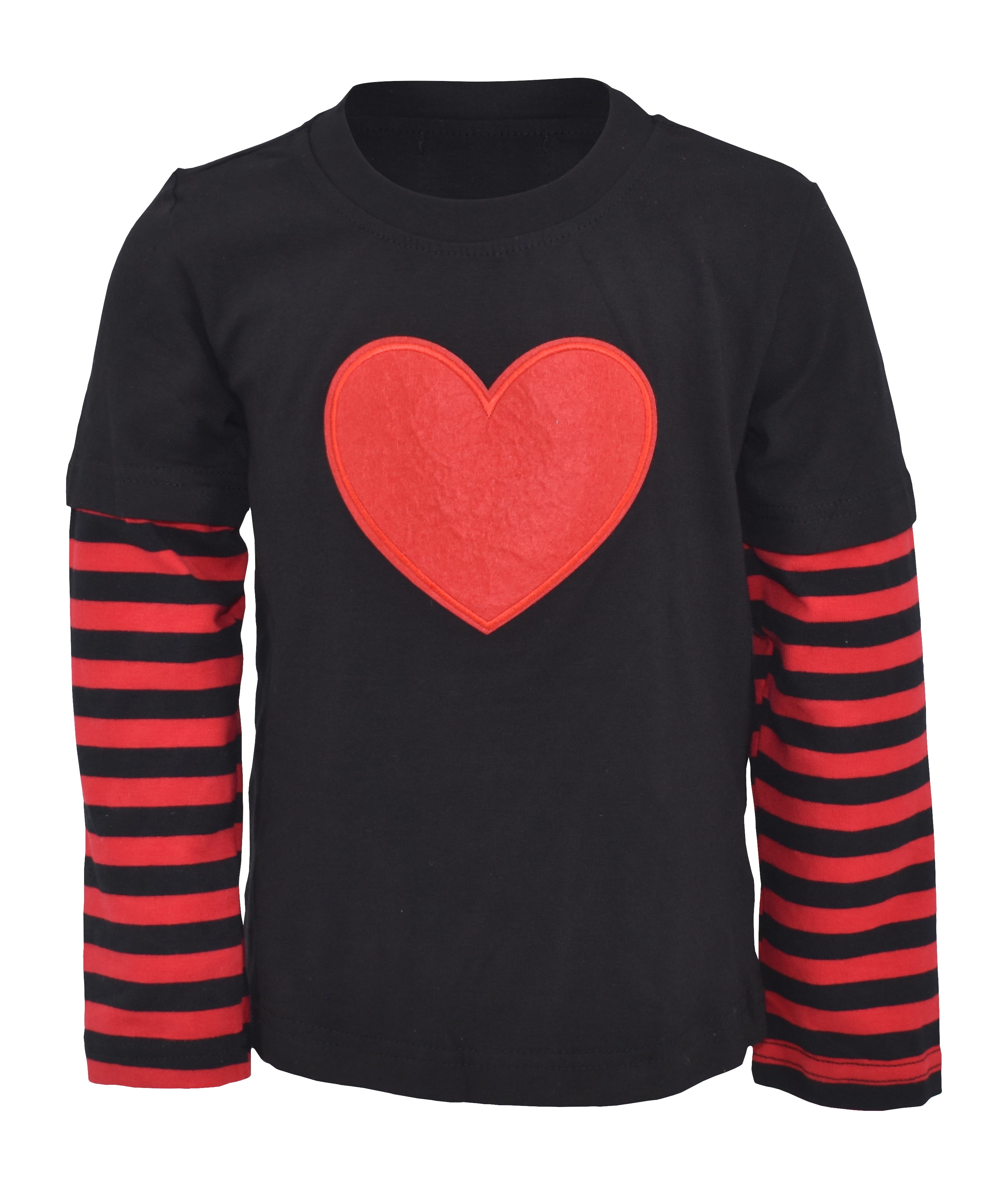 Unisex Layered Valentines Heart Boys Shirt (5)