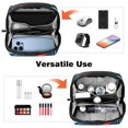 thumbnail image 6 of Valentine's Day Electronic Organizer Travel Case, Oxford Fabric Waterproof PC Case Cable Organizer Cord and Cable Organizer Electronic Travel Case Organizer, 5.9x9.44x3.14 in, 6 of 6