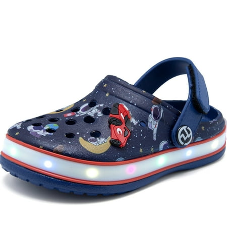 

Kids Boys & Girls LED Clogs Cute Lightweight Summer Slides Sandals