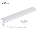 thumbnail image 3 of Uxcell 400mm/15.7 inch Aluminum Alloy Furniture Pull Handle Silver Tone 4 Pack, 3 of 6